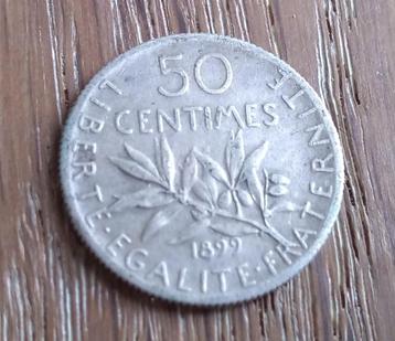 50 cent zilver 1899 Semeuse kwaliteit