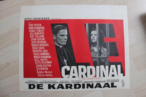 filmaffiche Romy Schneider The Cardinal 1963 filmposter, Verzamelen, Posters, Zo goed als nieuw, Film en Tv, A1 t/m A3, Rechthoekig Liggend