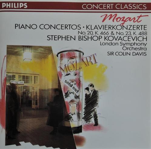 Mozart/Piano 20 & 23 - Kovacevich/London SO/ Davis - PHILIPS, Cd's en Dvd's, Cd's | Klassiek, Zo goed als nieuw, Orkest of Ballet