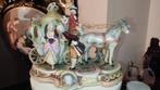 Grafenthal porselein beeld ,paardenkoets h 17 cm, Antiquités & Art, Antiquités | Porcelaine, Enlèvement