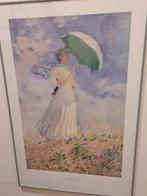 Kader met reproductie, Huis en Inrichting, Woonaccessoires | Lijsten, Ophalen, Kunststof, Zo goed als nieuw, 75 cm of meer