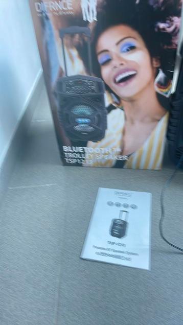 Bluetooth trolley speaker, Enlèvement, Comme neuf