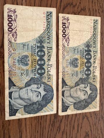 1000 Zlotych Polen (155) beschikbaar voor biedingen