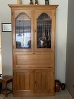 eiken bibiliotheekkast, Ophalen, Glas, 150 tot 200 cm