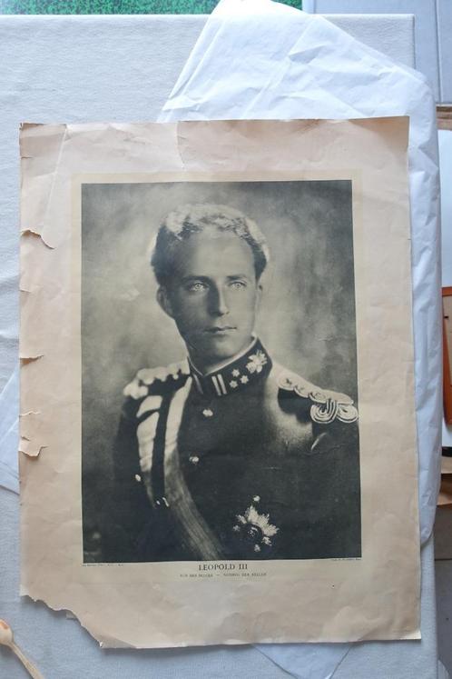 RYL #10 - STAATSIEPORTRET LEOPOLD III #2, Verzamelen, Koningshuis en Royalty, Gebruikt, Kaart, Foto of Prent, Ophalen of Verzenden