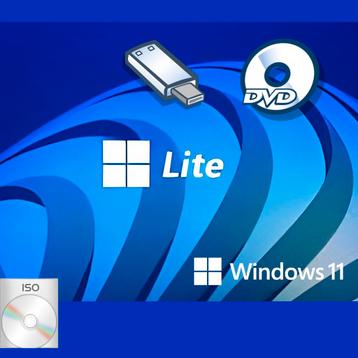 windows 11 lite installatie usb/dvd  beschikbaar voor biedingen