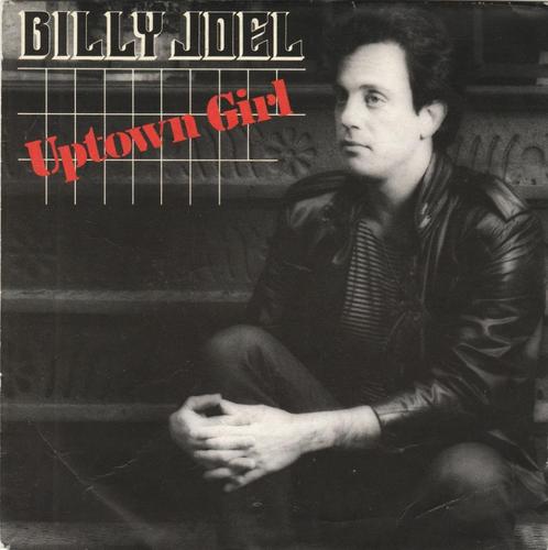 45T: Billy Joel: Uptown girl   PopRock, Cd's en Dvd's, Vinyl Singles, Gebruikt, Single, Rock en Metal, 7 inch, Ophalen of Verzenden