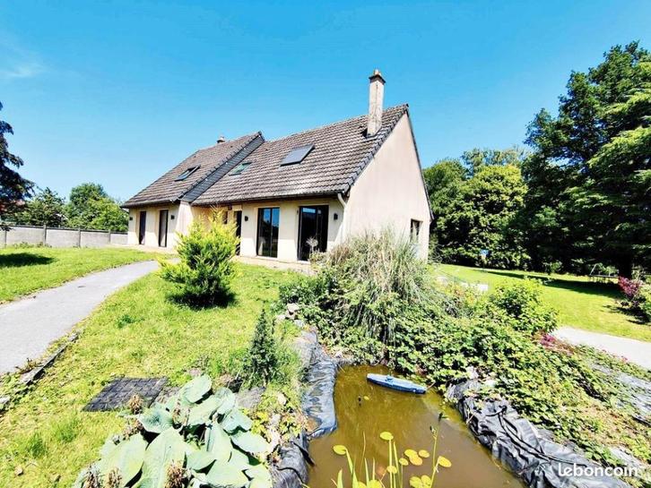 PAVILLON 177m2 FRONTIERE FRANCAISE, Immo, Huizen en Appartementen te koop, Provincie Waals-Brabant, 1500 m² of meer, Vrijstaande woning