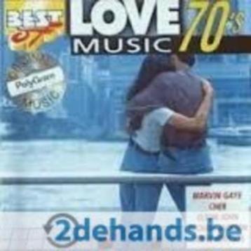 CD Best of love music '70's