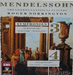 Mendelssohn 3 & 4- London Classical Players/ Norrington- DDD, Enlèvement ou Envoi, Comme neuf, Orchestre ou Ballet