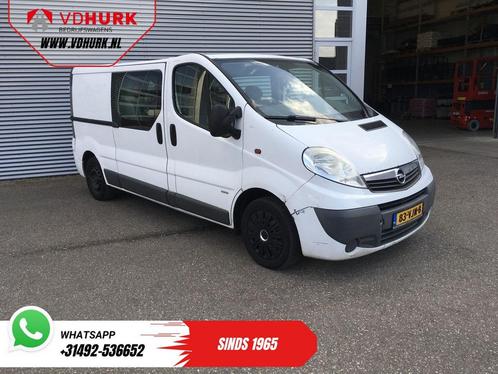 Opel Vivaro 2.0 CDTI 115pk L2 DC Dubbel Cabine EXPORT ONLY A, Auto's, Bestelwagens en Lichte vracht, Bedrijf, ABS, Airconditioning