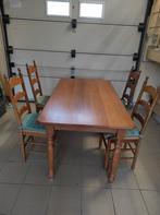 keukentafel en 4 stoelen, Huis en Inrichting, Ophalen, Gebruikt