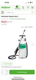 Birchmeier sproeier - organic star5l -  - nooit gebruikt, Tuin en Terras, Ophalen, Nieuw