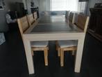 Eettafel, Huis en Inrichting, Tafels | Eettafels, Ophalen, 200 cm of meer, 50 tot 100 cm, Zo goed als nieuw