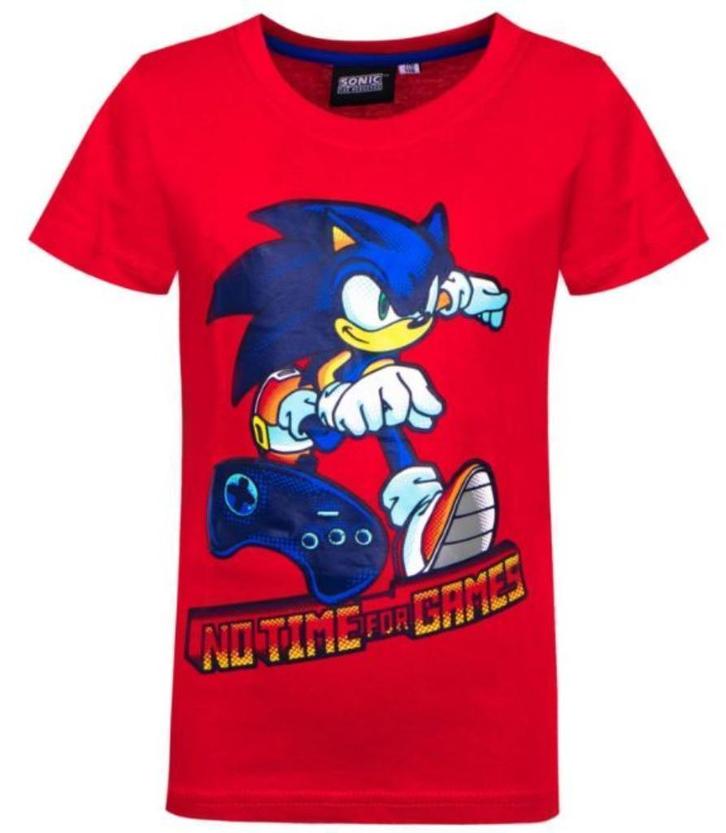 Sonic T-shirt - Rood - Maat 104, Kinderen en Baby's, Kinderkleding | Maat 104, Nieuw, Jongen, Shirt of Longsleeve, Ophalen of Verzenden
