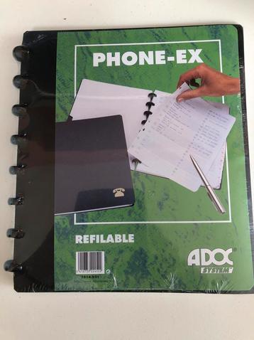 Phone -ex : adressenboek en telefoongids (nieuw), Diversen, Notitieboeken, Ophalen of Verzenden, Nieuw