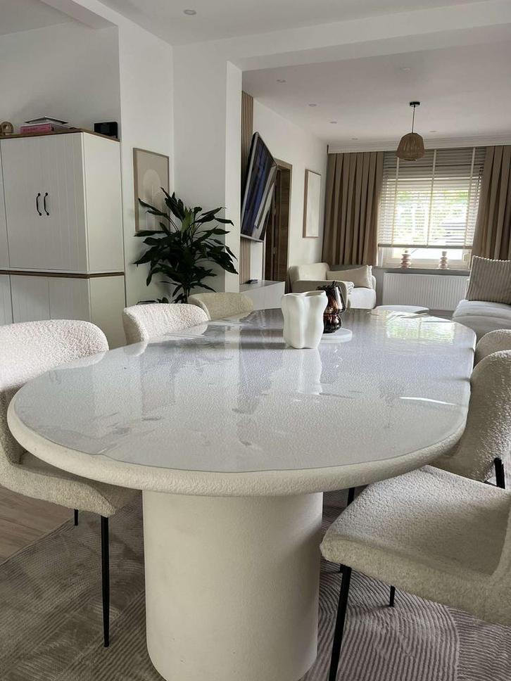 Table basse et table a manger en Mortex, Huis en Inrichting, Tafels | Eettafels, Zo goed als nieuw, Ophalen