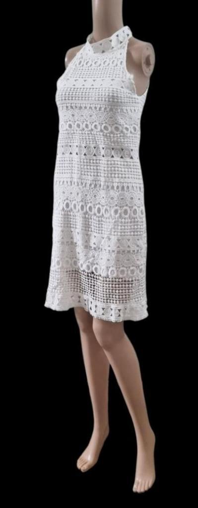 ✨️BUNDELKORTING‼️ VINTAGE Jurkje Maat M In Topstaat✨️✨️, Kleding | Dames, Jurken, Zo goed als nieuw, Maat 38/40 (M), Wit, Boven de knie