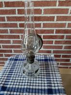 Antieke olielamp met reflectorspiegel, Antiek en Kunst, Ophalen of Verzenden