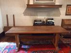Houten (eet)tafel met verlengstuk, Ophalen, Gebruikt, 200 cm of meer, 50 tot 100 cm