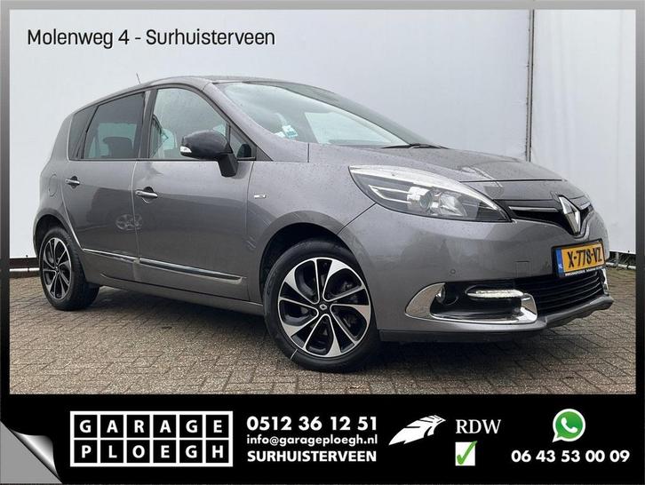 Renault Scenic 1.2 TCe Bose Navi Camera Hoge zit Voll.Onderh, Auto's, Renault, Bedrijf, Scénic, ABS, Airbags, Alarm, Bluetooth