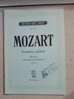 MOZART   Exsultate, jubilate          (partituur), Ophalen of Verzenden, Nieuw, Klassiek, Zang
