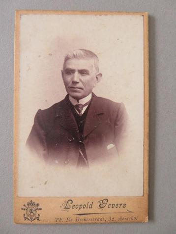 oude CDV foto Leopold Gevers Aarschot  beschikbaar voor biedingen