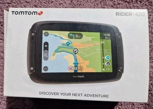 TomTom Rider 420 Motornavigatiesysteem 4,3 inch, Motos, Accessoires | Systèmes de navigation, Comme neuf, Enlèvement