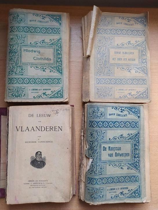 Hendrik Conscience: antieke boeken (1912-1913), Antiek en Kunst, Antiek | Boeken en Manuscripten, Ophalen of Verzenden