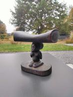 Vintage tribal neksteun neck support hout Afrika, Antiek en Kunst, Ophalen of Verzenden