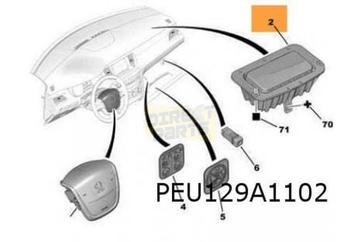 Peugeot 508 (-11/12) airbag bijrijder Origineel! 8217G2 beschikbaar voor biedingen