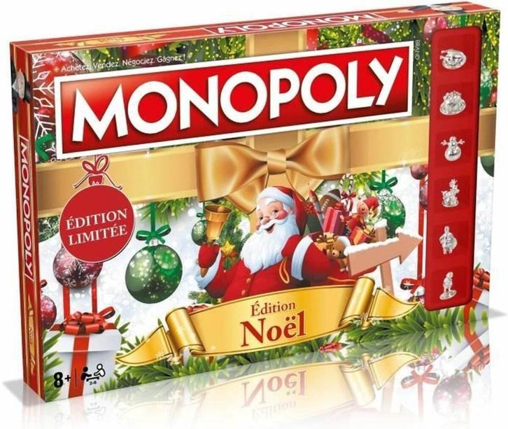 Monopoly Édition Noel (FR) Bordspel (75 stuks beschikbaar!), Hobby en Vrije tijd, Gezelschapsspellen | Bordspellen, Nieuw, Een of twee spelers