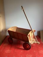 Vintage bolderkar speelgoed massief beuk, Ophalen, Gebruikt