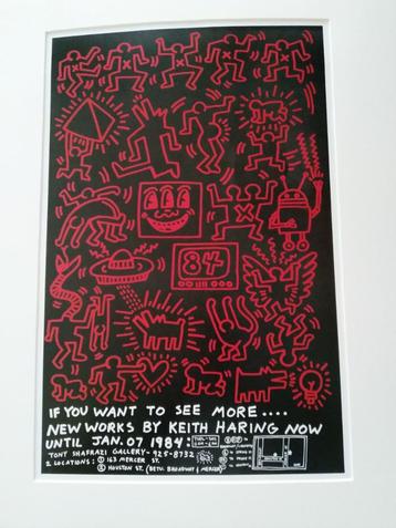 Keith Haring - If You Want to See More....  1984 beschikbaar voor biedingen