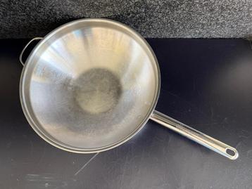 DEMEYERE WOK pan 32CM voor alle vuren - Perfecte staat beschikbaar voor biedingen