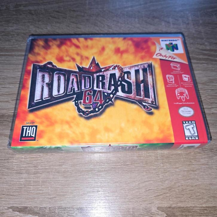Road Rash 64 N64 Game Case, Games en Spelcomputers, Games | Nintendo 64, Zo goed als nieuw, Verzenden
