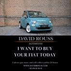 Fiat 500 Verkopen? Snel, Efficiënt en Veilig bij David Rouss, Autos, Fiat, 3 portes, Achat, Euro 6, Essence