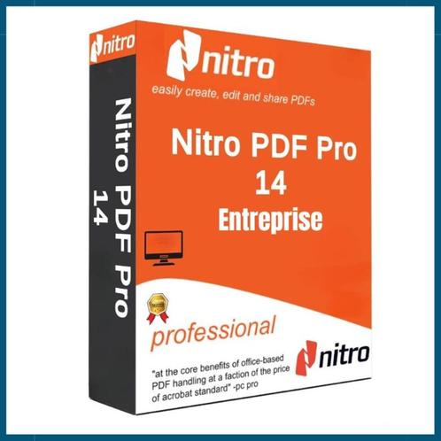Nitro PDF Pro 14 Enterprise   Volledige Versie, Computers en Software, Ontwerp- en Bewerkingssoftware, Nieuw, Windows, Ophalen