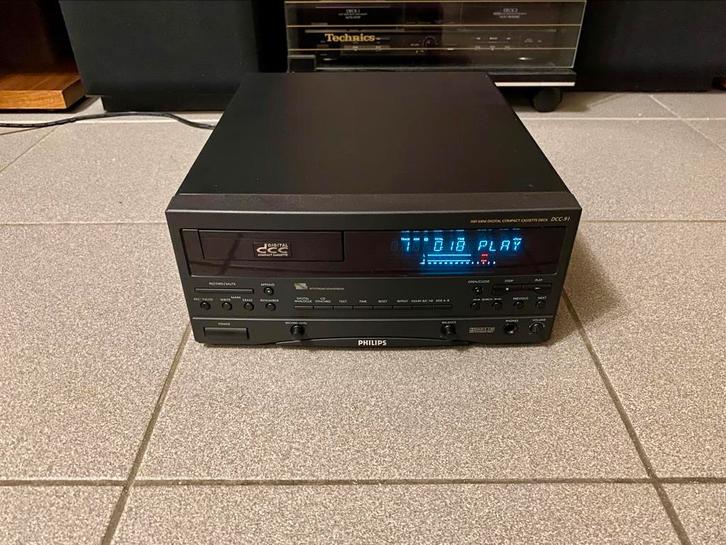 DCC 91 Philps gereviseerd, Audio, Tv en Foto, Cassettedecks, Enkel, Philips, Auto-reverse, Tiptoetsen, Tape counter, Ophalen of Verzenden