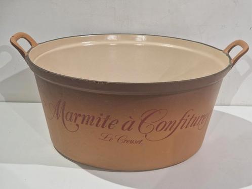 Le creuset,  Marmite a Confitures , gietijzer confituur pot, Huis en Inrichting, Keuken | Potten en Pannen, Gebruikt, Gietijzer