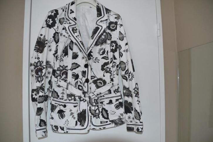 Bloemenensemble, Kleding | Dames, Jasjes, Kostuums en Pakken, Zo goed als nieuw, Kostuum of Pak, Maat 38/40 (M), Overige kleuren