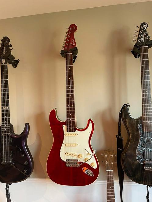Zeldzame Fender Aerodyne Ltd edition strat Made in Japan, Muziek en Instrumenten, Snaarinstrumenten | Gitaren | Elektrisch, Zo goed als nieuw
