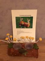 Theelichthouder thema herfst uitgewerkt, Hobby & Loisirs créatifs, Feutre, Enlèvement ou Envoi, Comme neuf, Décoration