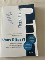 Vous Dites?!, Boeken, Ophalen, Nieuw, Hogeschool, Piet Desmet, Jean René Klein & Béatrice Lamiroy