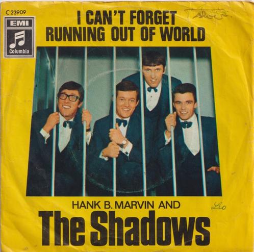 The Shadows – I can’t forget / Running out of world – Single, Cd's en Dvd's, Vinyl Singles, Gebruikt, Single, Pop, 7 inch, Ophalen of Verzenden