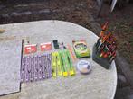50 doppers + tuigen + draad + lijnen + lood + onderlijnen, Ophalen, Nieuw, Dobber of Lood