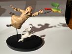 Tintin avec la statue du perroquet (Leblon Delienne), Collections, Enlèvement, Tintin, Comme neuf, Statue ou Figurine