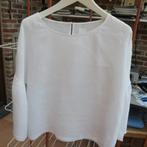 Blouse wit linnen vlindermouw 120% Lino mt 44, Wit, Ophalen of Verzenden, Zo goed als nieuw, 120% Lino