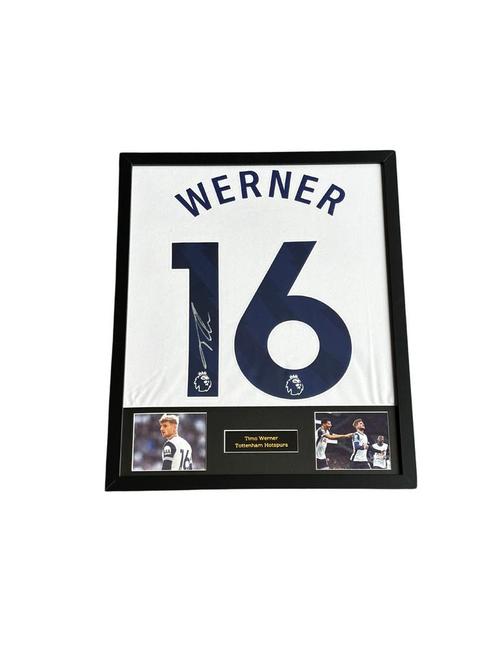 Timo Werner gesigneerd Tottenham Hotspur thuisshirt, Verzamelen, Sportartikelen en Voetbal, Zo goed als nieuw, Shirt, Verzenden