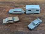 Set 1:43 Peugeot x 3 & caravan Paronamic, Hobby en Vrije tijd, Modelauto's | 1:43, Ophalen of Verzenden, Gebruikt, Norev
